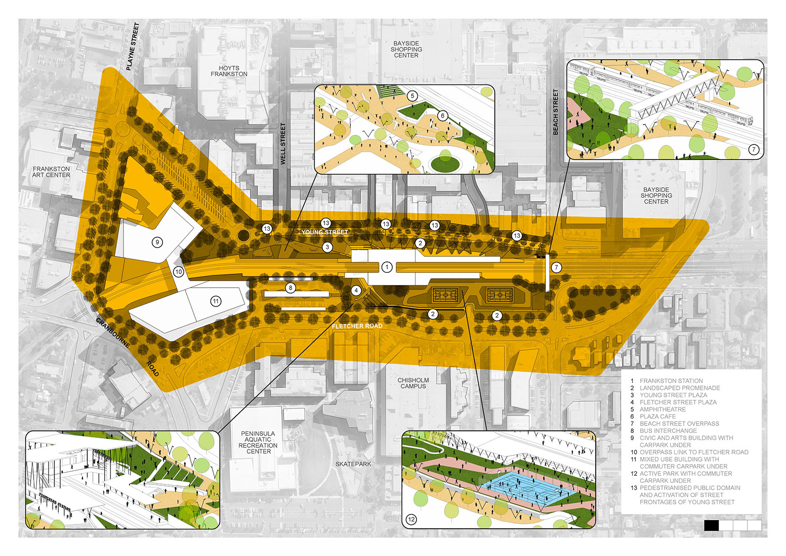 Frankston Rail Station Competition Board 1
