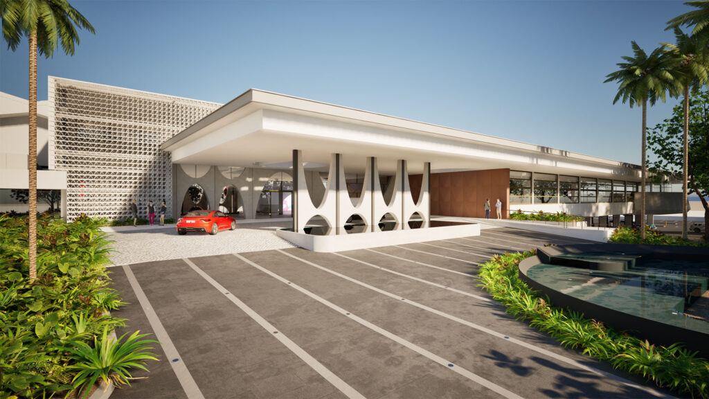 DEVELOPMENT APPLICATION FOR MAJOR RE-DEVELOPMENT OF ST GEORGE LEAGUES CLUB LODGED